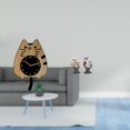 thumbnail image 2 of Reloj de pared con forma de gato y búho, ideal para cocina, oficina o como regalo de inauguración. Escultura realista de animal para decoración de esc, 2 of 8