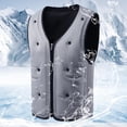 thumbnail image 4 of RYDCOT Cooling Vest for Men&Women, Ice Vest with Muti Ice Packs, Cool Lightweight Sleeveless Jacket for Hot Weather Outside Workers with Zipper Pockets M-4XL Gray, 4 of 9