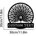 thumbnail image 4 of Custom Peacock Metal Wall Art, Personalized Peacock Name Sign Decoration For Room, Peacock Metal Home Decor, Custom Peacock, 4 of 6