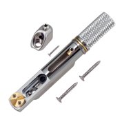 LeeQinersw Headless Guitar Bridge Split Tailpiece Practical Hardware Easy Assembly Supplies Silver