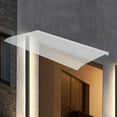 thumbnail image 2 of Clear Window Awning, 19.7x47.2in Frosted PC Material, Wall Mount Rain Shelter, UV Resistant and Easy to Clean, Ideal for Doors and Windows, 2 of 17