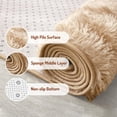 thumbnail image 5 of ZRSDIXK 5ft x 8ft Area Rugs, Soft Fluffy Rugs for Living Room Bedroom Kids Room Nursery Decor Carpet for Indoor Large Area Rug, Light Brown Shag Rug, 5 of 10