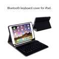 thumbnail image 2 of TORUBIA Backlit Tablet Bluetooth Keyboard For iPad Mini 4 iPad Mini 5 iPad Mini 2019 and Cloth Marks Tablet Leather Protective Case with Pen Holder (Black), 2 of 9