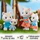 thumbnail image 2 of Sunny Days Entertainment Honey Bee Acres Purringtons Cat Family – 4 Miniature Flocked Dolls | Small Collectible Kitten Figures | Pretend Play Toys for Kids, 2 of 5