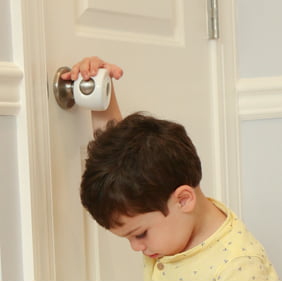 Child Safety Door Knob Covers - 4 Pack - Baby Proof Knobs -  Child Proof Doors by Jool Baby