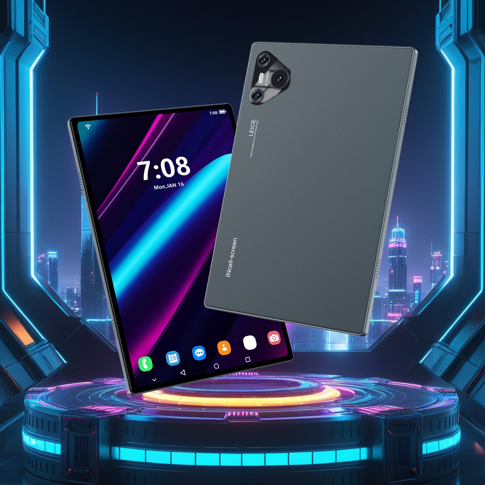 Tabletas de 10,1 pulgadas con pantalla de protección ocular de alta definición, tableta de 2 + 16 GB, Android 10, compatible con tarjetas de 128 GB, tabletas PC