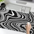 thumbnail image 3 of Abstract Fluid Mouse Pad Contour Computer Desk Pad Rubber Non-Slip Line Mouse Pad, 3 of 8
