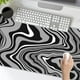 thumbnail image 3 of Abstract Fluid Mouse Pad Contour Computer Desk Pad Rubber Non-Slip Line Mouse Pad, 3 of 8