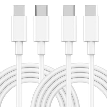 Rombica USB C to USB C Charging Cable with 10ft Long USBC to USB-C Power Cord Compatible with iPhone 16/15 Pro Max/MacBook Air 13 inch/IPad Pro/Air/10th/4/5 Type C 2Pack 6 ft 60W