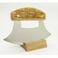 thumbnail image 3 of Inupiat Eskimo Birch Alaska Cutlery Ulu Knife Salmon School Fish, 3 of 3
