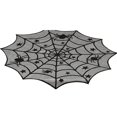 thumbnail image 1 of Mantel de tela de araña gótica de Halloween, cubierta de corredor de mesa para el hogar, decoración de fiesta, kaili Sencillez, 1 of 2