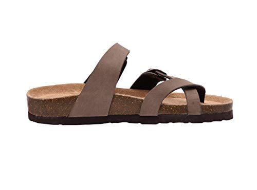 Comfort CUSHIONAIRE Women's Luna Cork Footbed Sandal with