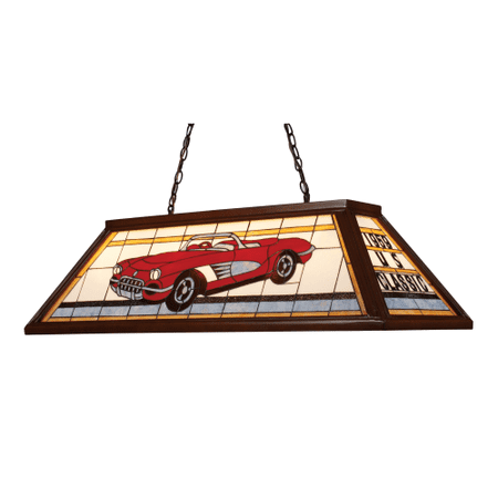 Landmark Lighting 70042 4 Tiffany Four Light Down Island Landmark Lighting 70042 4 Tiffany Four Light Down Island Billiard Fixture From The