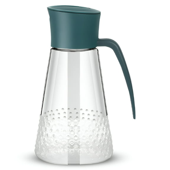 ACDANC Dispenser Bottle Drip-Free Container Cruet Salad Dressing Pot Green