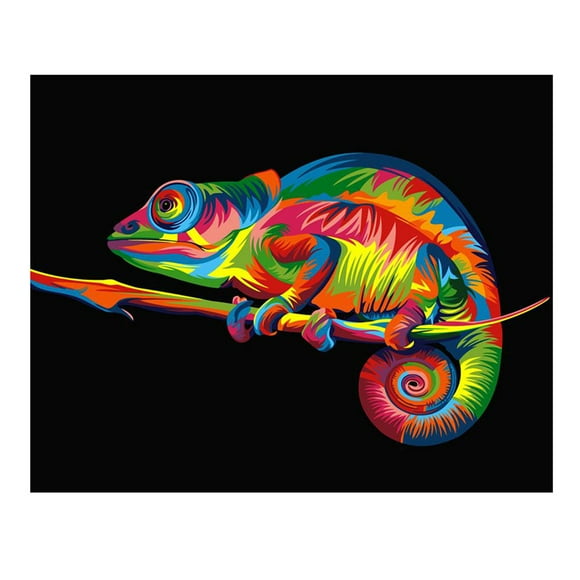 Maoww Digital Oil Painting Artwork Animal DIY Painting Color Abstract Picture Wall Home Decoration