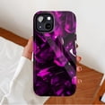 thumbnail image 2 of Luxury Purple Crystal Women's Phone Case Stylish Scratch-Resistant Shockproof Compatible with iPhone 11/12/13/14/15/16 (Pro Max/Plus), 2 of 9