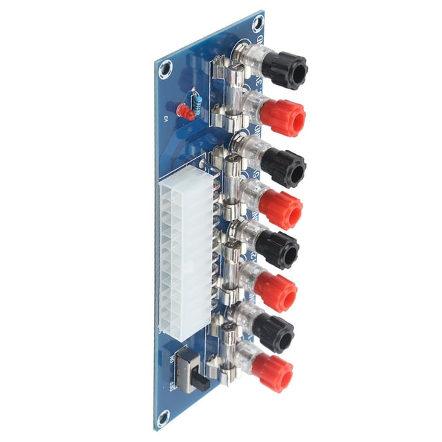 Power Supply Breakout Module, ATX Power Board Stable Structure Output Fuses Safe for in Your Life