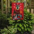 thumbnail image 2 of Norwegian Elkhound Holiday Christmas Garden Flag 11.25 in x 15.5 in, 2 of 5