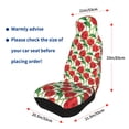 thumbnail image 4 of Yiaed Rose Flowers Print Car Seat Covers,Universal Auto Seats Protector Fits for Car,SUV Sedan,Truck,Automotive Seat Covers & Accessories(Two packs), 4 of 7