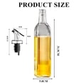 thumbnail image 2 of Dispensador de aceite para cocina, botella dispensadora de aceite de oliva, juego de dispensador de aceite y vinagre con recipiente de vidrio para aceitera (17 oz/500 ml), 2 of 6