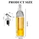 thumbnail image 2 of Dispensador de aceite para cocina, botella dispensadora de aceite de oliva, juego de dispensador de aceite y vinagre con recipiente de vidrio para aceitera (17 oz/500 ml), 2 of 6