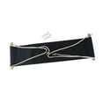 thumbnail image 2 of simhoa Repose-Pieds Hamac Confortable Réglable pour Voyage Bureau au Travail Train Noir, 2 of 8