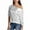 Silver, variant on biudgviw One Shoulder Tops for Women Sequin Sparkly Glitter 3/4 Sleeve Blouses Casual Loose Trendy Shirts Night Out Party Club Outfits