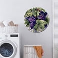 thumbnail image 7 of ZXCXRQFa Fruits Grape Theme Battery Operated Silent Wall Clock Decor for Home, Kitchen, Living Room, Office, Bedroom, or Bathroom (10 Inch）, 7 of 7