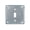 A, variant on 4x4Inches Electrical Outlet Cover Plate Square Metal Box Panel Receptacle Electrical Box Cover For Home Decoration