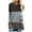 Dark Gray, variant on Blouses for Women,Long Sleeve 2024 Autumn Plus Size Hide Belly Tops to Wear with Leggings Casual Tunics Oversized Sweaters Color Block Print Round Neck T Shirt Loose Pullover Sweatshirts