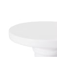 thumbnail image 4 of Christopher Knight Home 20" Lightweight Concrete Accent Side Table, Indoor Outdoor Use, White, 4 of 10