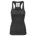 thumbnail image 2 of KOGMO Womens Basic Cotton Ribbed Knit Racerback Tank Top 3-Pack (S-XL), 2 of 8