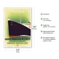 thumbnail image 2 of Europe South America West Coast - Steamship S.S. Patria - Hamburg-American Line HAPAG - Vintage Ocean Liner Travel Poster by Ottomar Anton c.1930s - Master Art Print (Unframed) 13in x 19in, 2 of 4