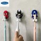 thumbnail image 2 of Disney-Soporte de cepillo de dientes para niños, Marvel, Spiderman, figura de Frozen de Star Wars, estante montado en la pared de dibujos animados, juguetes para baño y cocina, 2 of 4
