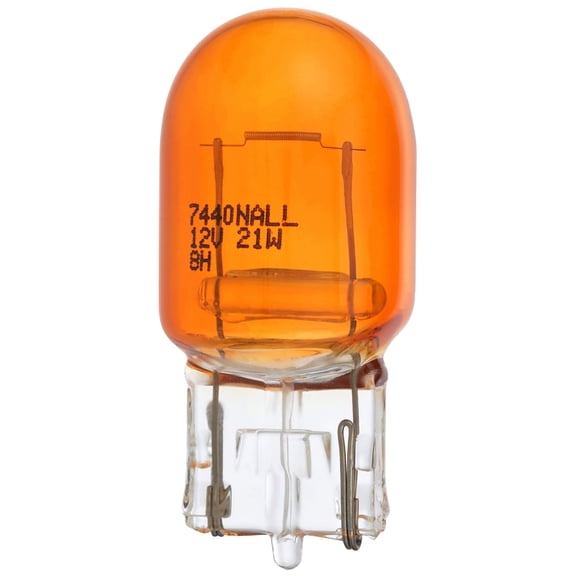 Peak  Miniature  Automotive Bulb  7440NA  Amber/Red  2 pk
