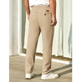 thumbnail image 2 of COOFANDY Mens Casual Pants Elastic Waist Chino Pants Lightweight Drawstring Pants with Pockets, 2 of 6