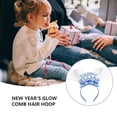 thumbnail image 4 of FELTECHELECTR 4Pcs New Year Hair Hoops Plastic Assorted Color Party Accessory for Friends Festivals, 4 of 5