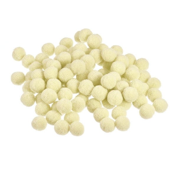 Uxcell Wool Felt Balls Beads Wool Woolen Fabric 15mm White for Home Crafts Handcrafts Project DIY Pack of 200