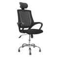 thumbnail image 1 of Silla de Oficina Gerencial TOPLIVING Color Negro CON Cabecera Ajustable Y Base Metalica Giratoria, 1 of 11