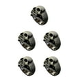 thumbnail image 2 of relayinert Gothic Punk Golden Horror Skull Ring Exquisite Handmade Unique Style Any Occasion Alloy Gothic Punk Horror Skull Rings silver 14 5Set, 2 of 6