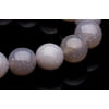 Round - Shaped Gray Agate Beads Semi Precious Gemstones Size: 10x10mm Crystal Energy Stone Healing Power for Jewelry Making