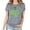 Gray, variant on Up to 65 off!Lolmot St Patricks Day Shirt Women Shamrock Lucky T-Shirts Cute Irish Love Clover Printed Blouse Holiday Tops Short Sleeve T Shirt