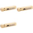 thumbnail image 1 of 3X Silbato de Tren de Madera Maciza de 4 Tonos, Silbato de Madera para Amantes de los Juegos de Rol para Fiesta Educativa, 1 of 1