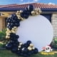 thumbnail image 4 of Globos metálicos intermitentes negros para adultos, de feliz cumpleaños decoración de fiesta, boda, juguetes de helio, 5/10/12/18 pulgadas, 4 of 4