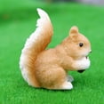 thumbnail image 2 of Masteelf 8 pcs Mini Squirrel Figurine Mini Garden Accessories Resin Squirrel Figurine For Outdoor Landscape Garden Lawn Pot Diy Cake Decorations, 2 of 8
