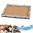 thumbnail image 5 of Ice Rattan Cooling Pet Bed - Self-Cooling Mat for Dogs & Cats - Summer Cooling Pad with Breathable Woven Design - Washable Cooling Mat for Puppies & Kittens, 5 of 8