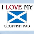 thumbnail image 2 of CafePress - I Love My Scottish Dad Infant Bodysuit - Baby Light Bodysuit, Size Newborn - 24 Months, 2 of 4