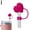 Pink, variant on SharkTRUE Heart Straw Covers for Cup, Valentines Day Straw Toppers Diamond Love Heart Reusable Silicone Straw Topper for 30 and 40 Oz, Valentines Day Party Cup Cute Decorations