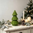 thumbnail image 3 of Clearance Wicker Rattan Christmas Tree, Hand Woven Christmas Tree, Christmas Decoration Gift for Mantel Fireplace Home (Green), 3 of 6