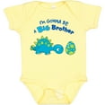 thumbnail image 3 of Inktastic Happy Dinosaur Future Big Brother Boys Baby Bodysuit, 3 of 5